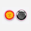 Badge Orange & Pink
