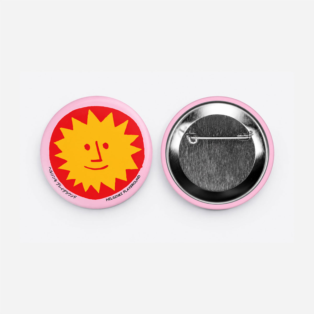 Badge Orange & Pink